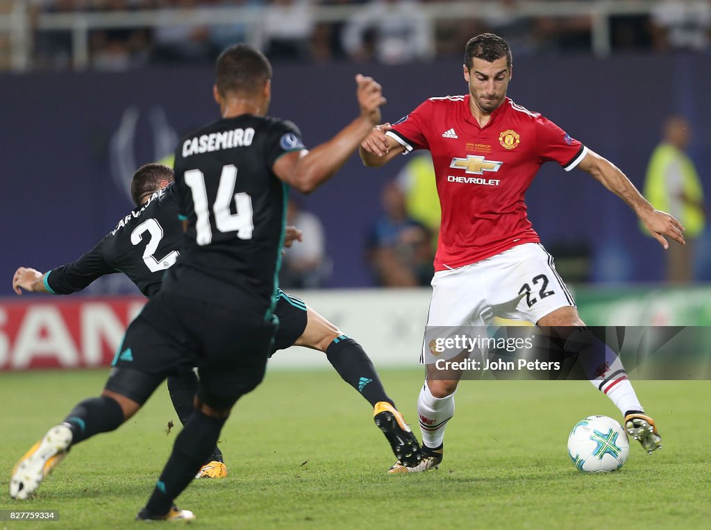 Real Madrid v Manchester United: UEFA Super Cup