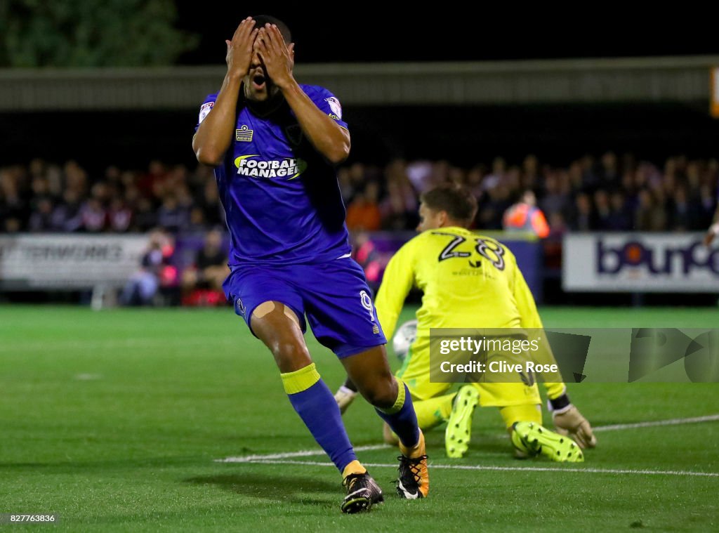 AFC Wimbledon v Brentford - Carabao Cup First Round