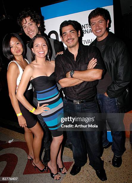 Jenn Liu, Hale Appleman, Karolin Luna, director Nick Oceano and Alex Castillo attend the TIFF Underground held at The Drake Hotel during the 2008...