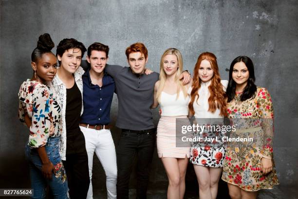 Cast of "Riverdale" are photographed in the L.A. Times photo studio at Comic-Con 2017, in San Diego, CA on July 22, 2017. CREDIT MUST READ: Jay L....