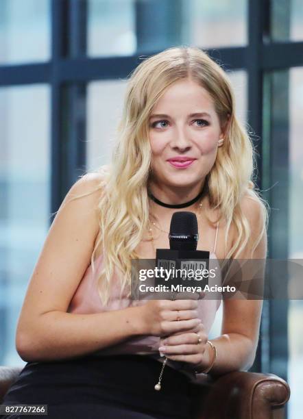 Television personality, Jackie Evancho, visit Build to discuss the show "Growing Up Evancho" at Build Studio on August 8, 2017 in New York City.