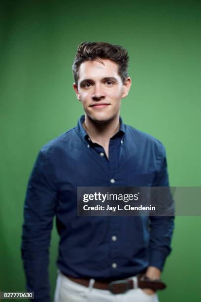 Actor Casey Cott, from the television series "Riverdale," is photographed in the L.A. Times photo studio at Comic-Con 2017, in San Diego, CA on July...