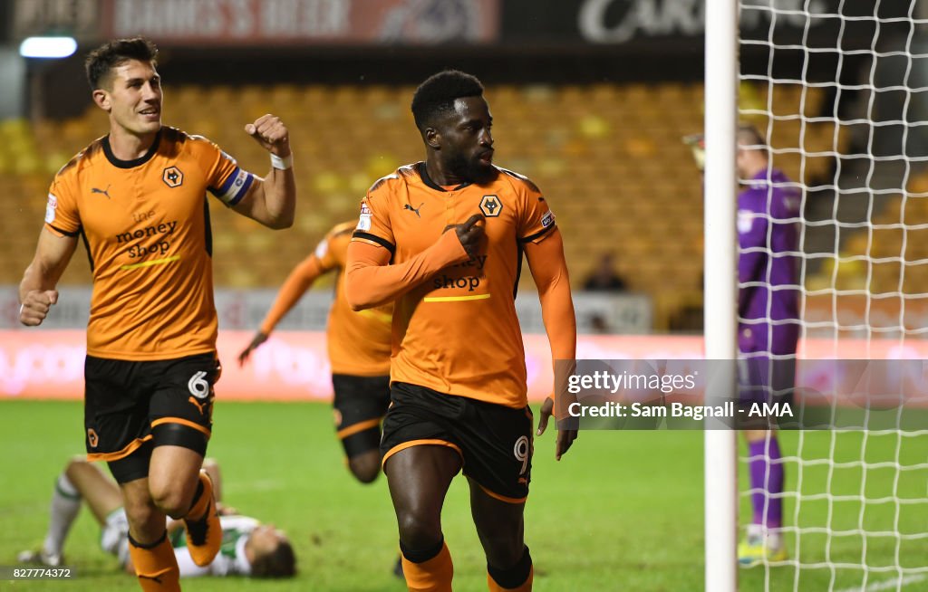 Wolverhampton Wanderers v Yeovil Town - Carabao Cup First Round