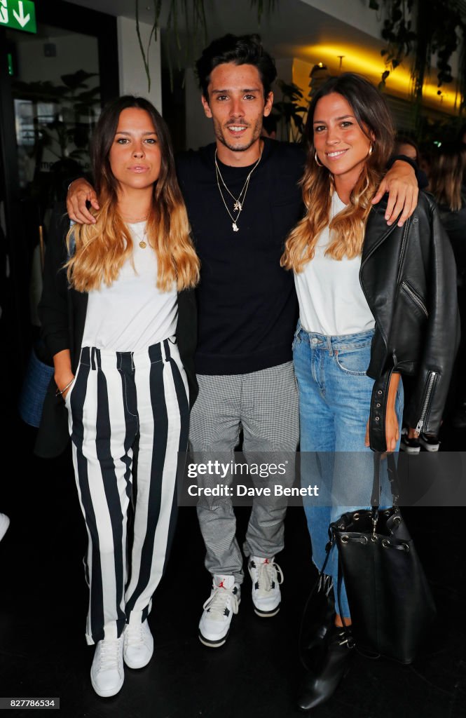 Jordan Collyer, Diego Barrueco and Loanne Collyer attend the launch