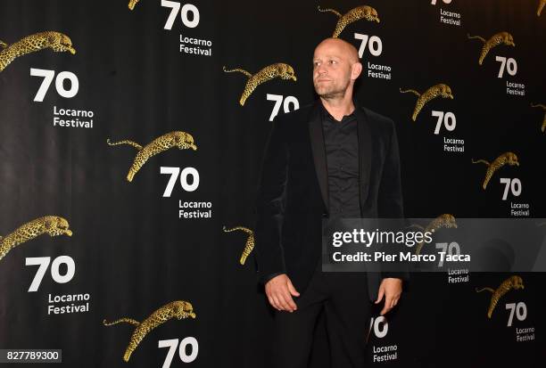 Actor Jurgen Vogel poses during the 'Iceman' premiere at the 70th Locarno Film Festival on August 8, 2017 in Locarno, Switzerland.