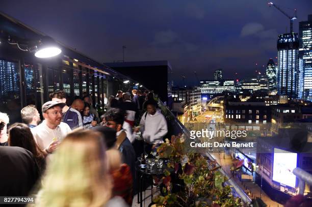 General view of the atmosphere at the launch of James Bay's new Topman collection at The Ace Hotel on August 8, 2017 in London, England.