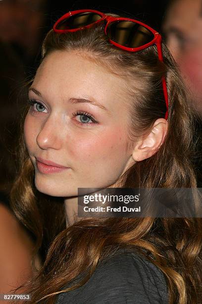Cara Horgan attends the Premiere of The Boy In The Striped Pyjamas at Curzon Mayfair on September 11, 2008 in London, England.