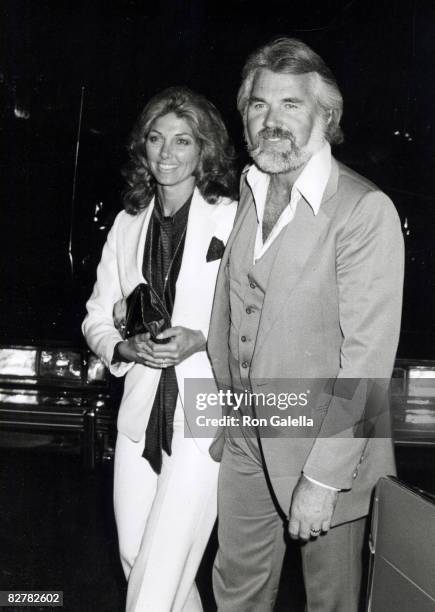 Musician Kenny Rogers and wife Marianne Gordon attending "After Party for Kenny Rogers Concert" on September 14, 1979 at the Beverly Hills Hotel in...