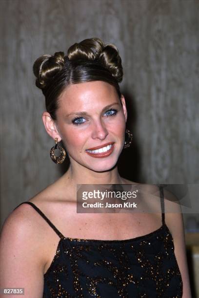 Survivor Kimmi Kappenberg attends the 15th Annual Genesis Awards March 9, 2001 in Beverly Hills, CA. The event is presented by The Ark Trust honoring...