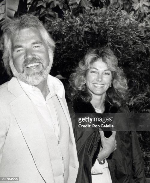 Musician Kenny Rogers and wife Marianne Gordon attending "Easter Brunch" on April 19, 1981 at the Beverly Hills Hotel in Beverly Hills, California.