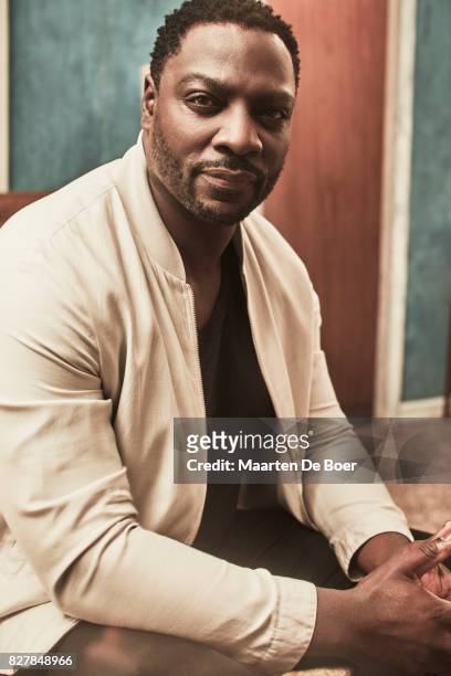 Adewale Akinnuoye-Agbaje of ABC's 'Ten Days in the Valley' poses for a portrait during the 2017 Summer Television Critics Association Press Tour at...