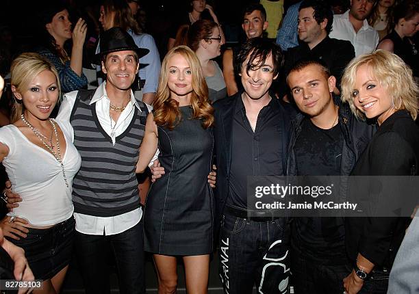 Etty Lau Farrell, singer Perry Farrell, actress Heather Graham, actor Alan Cumming, Simone Sestito and fiance actress Mena Suvari attend the G-Star...