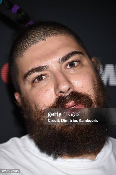 The Fat Jew attends "Good Time" New York Premiere at SVA Theater on August 8, 2017 in New York City.