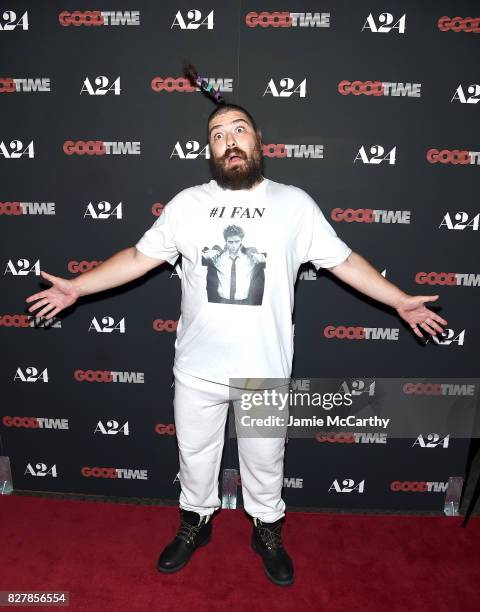 The Fat Jew attends "Good Time" New York Premiere at SVA Theater on August 8, 2017 in New York City.