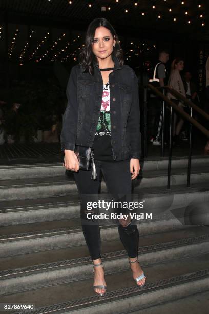 Lilah Parsons attends James Bay x TOPMAN - launch party at Ace Hotel Shoreditch on August 8, 2017 in London, England.