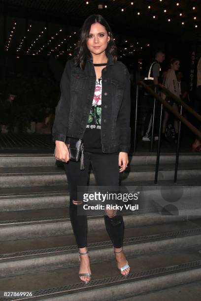 Lilah Parsons attends James Bay x TOPMAN - launch party at Ace Hotel Shoreditch on August 8, 2017 in London, England.