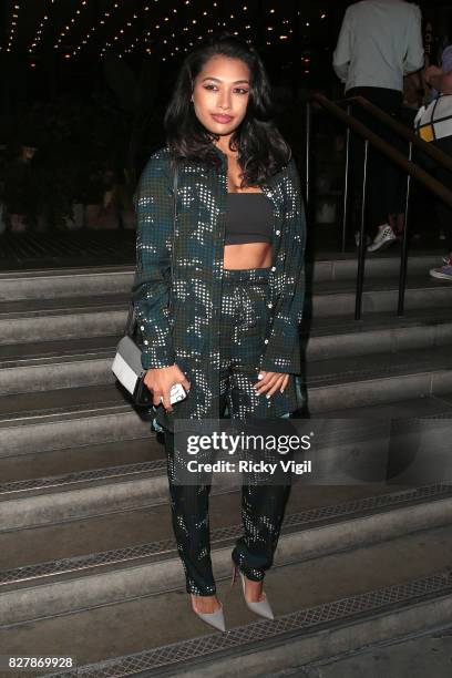 Vanessa White attends James Bay x TOPMAN - launch party at Ace Hotel Shoreditch on August 8, 2017 in London, England.