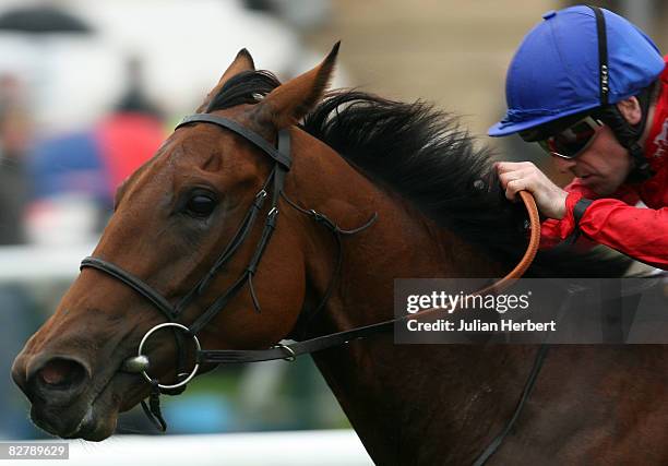 Robert Winston and Spacious land The Frank Whittle Partnership Conditions Stakes Race run at Doncaster Racecourse on September 12 in Doncaster,...