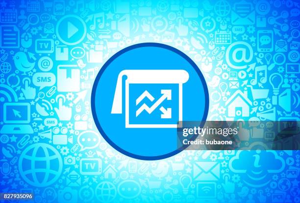 aktien-chart-symbol auf internet-technologie-hintergrund - e mail stock illustrations stock-grafiken, -clipart, -cartoons und -symbole