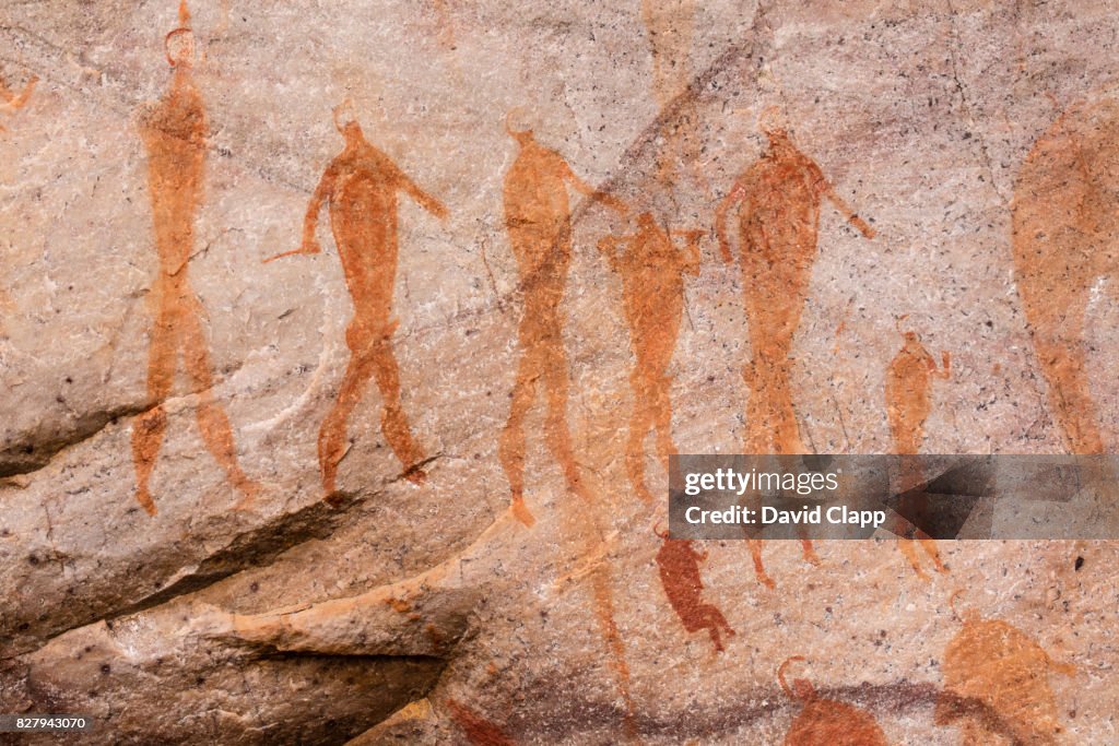 San Bushmen art in Cederberg, South Africa