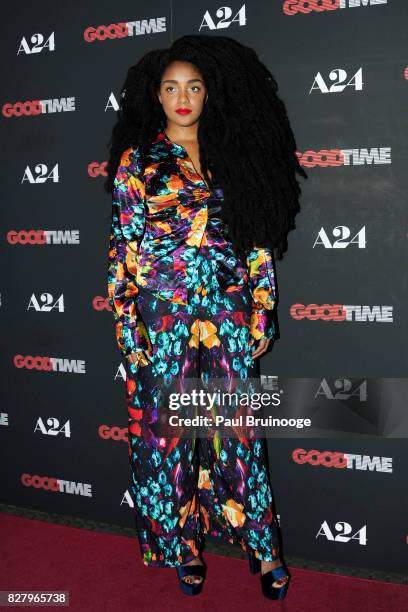 Quann attends "Good Time" New York Premiere at SVA Theater on August 8, 2017 in New York City.