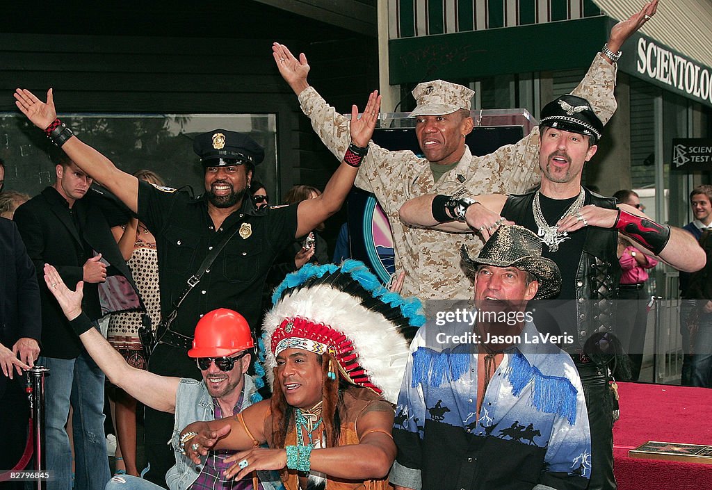 The Village People Celebrate 30th Anniversary on Hollywood Walk of Fame
