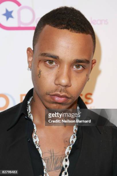 Recording artist Yung Berg arrives at Seventeen Magazine's Rock-N-Style concert and fashion show at the Highline Ballroom on September 12, 2008 in...