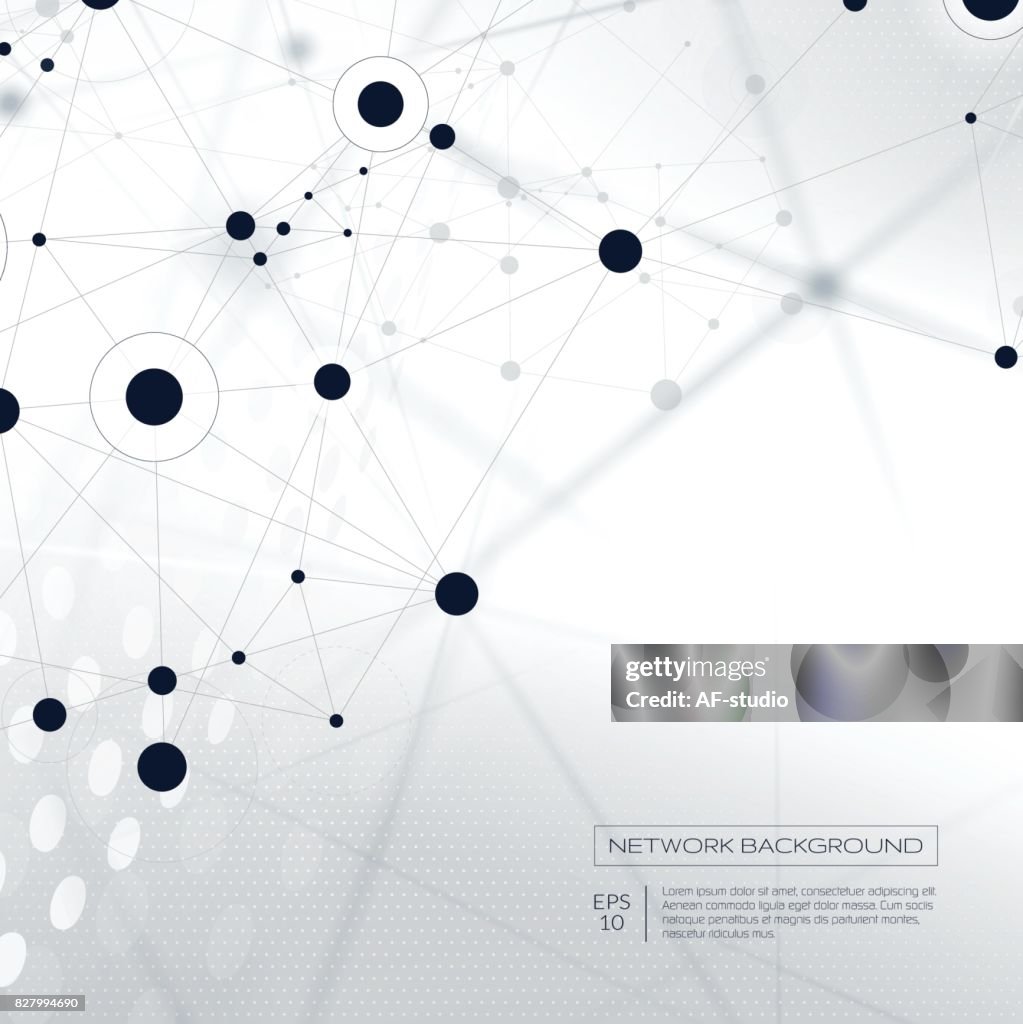 Abstract Network Background High-Res Vector Graphic - Getty Images