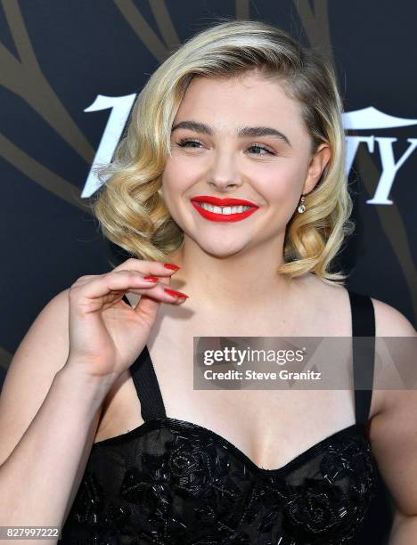 Chloe Grace Moretz arrives at the Variety Power Of Young Hollywood at TAO Hollywood on August 8, 2017 in Los Angeles, California.