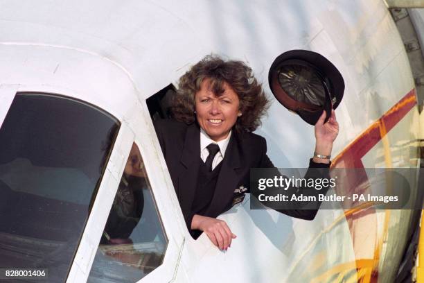 Barbara Harmer from Bognor Regis, flew into the record books when she became the first woman to operate a Concorde.