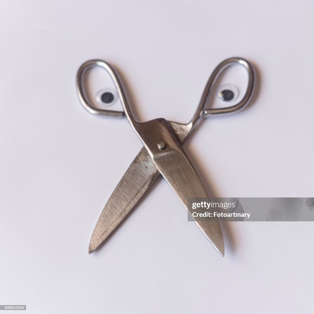 Monochrome scissors