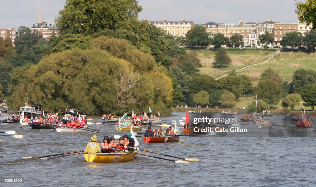 The Great River Race Takes Place On the Thames