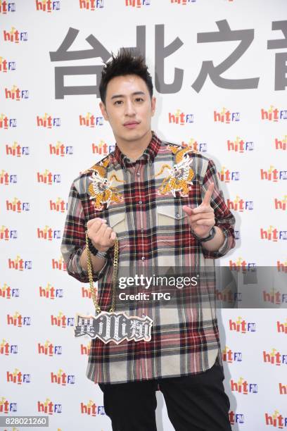 Wilber Pan promotes his new album illi in a radio show on 08th August, 2017 in Taipei, Taiwan, China.