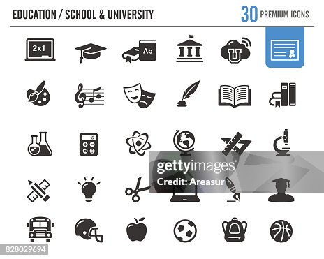 Ícones do vetor de educação / / série Premium Ícones do vetor de educação / / série Premium