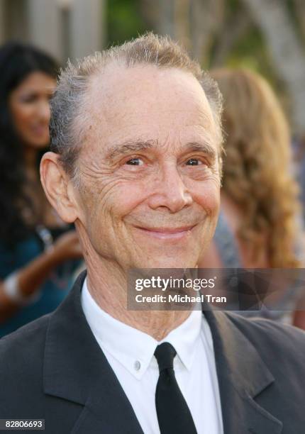Actor Joel Grey arrives to the star-studded gala for the re-opening of the Mark Taper Forum hosted by Dame Edna on September 13, 2008 in Los Angeles,...