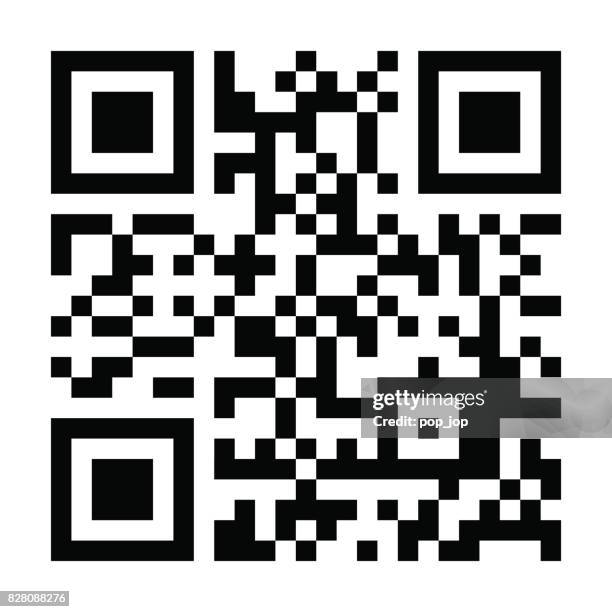 illustrazioni stock, clip art, cartoni animati e icone di tendenza di qr code - illustrazione - codice