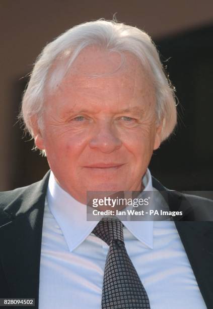 Anthony Hopkins arrives at the Palazzo del Casino.