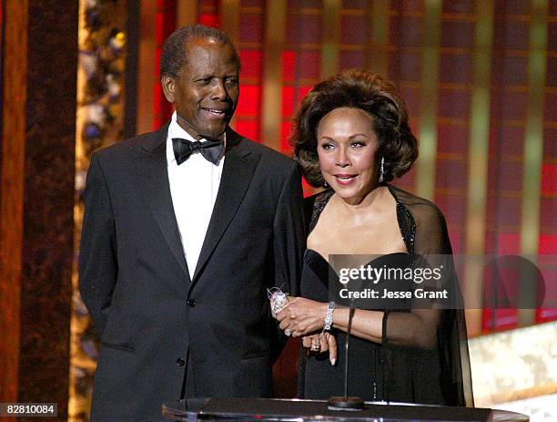 Diahann Carroll and Sidney Poitier