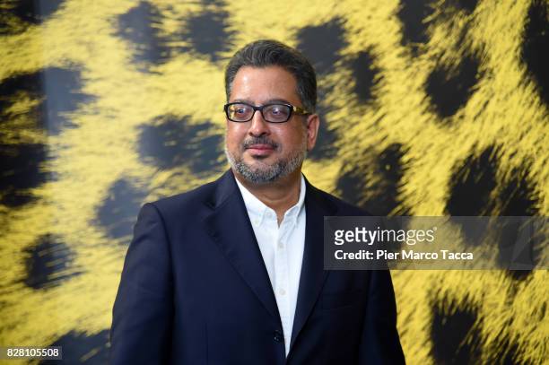 Director Anup Singh poses during the 'The Song of Scorpions' photocall at the 70th Locarno Film Festival on August 9, 2017 in Locarno, Switzerland.