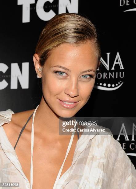 Model Sandy Meyer-Woelden attends TCN Fashion Collection photocall on September 14, 2008 at the Florida Park Club in Madrid, Spain.