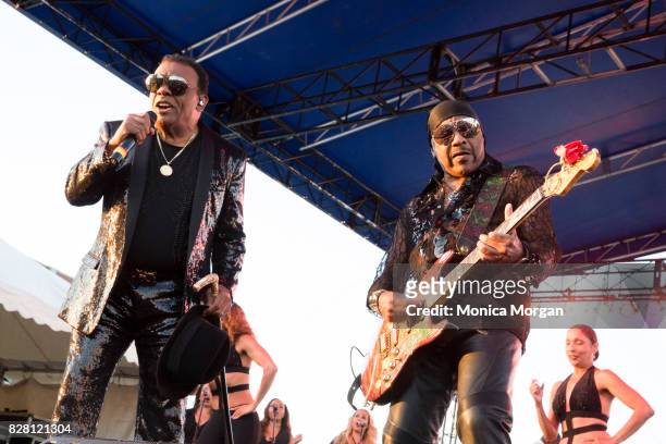 Ronald Isley and Ernie Isley perform during Detroit River Days 2017 at the Detroit Riverfront on June 23, 2017 in Detroit, Michigan.