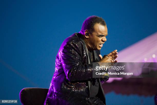 Singer Ronald Isley of The Isley Brothers performs during Detroit River Days 2017 at the Detroit Riverfront on June 23, 2017 in Detroit, Michigan.