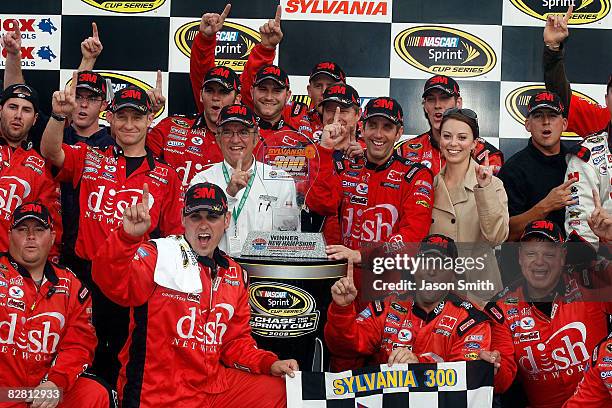 During the NASCAR Sprint Cup Series Sylvania 300 at New Hampshire Motor Speedway on September 14, 2008 in Loudon, New Hampshire.