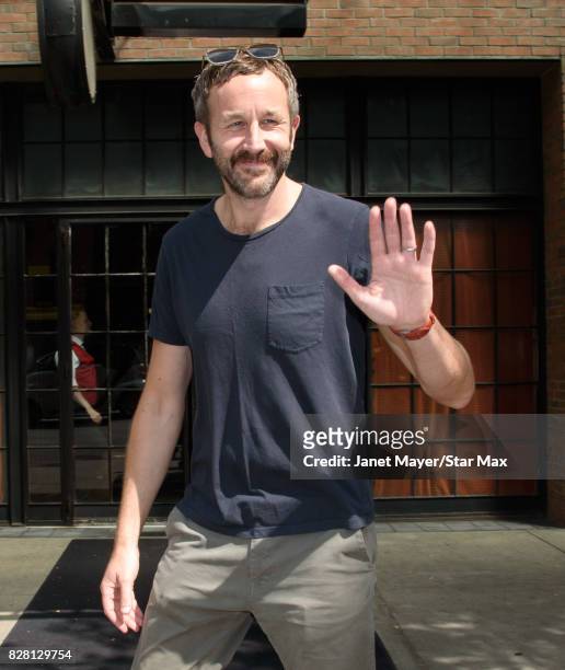 Chris Dowd s is seen on August 8, 2017 in New York City.