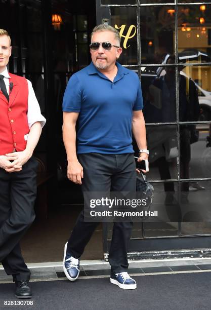 Cesar Millan is seen walking in Soho on August 8, 2017 in New York City.