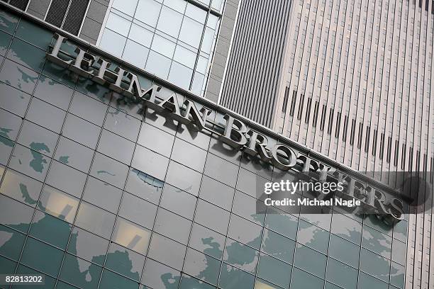 The headquarters of the Lehman Brothers investment bank on Sixth Avenue September 14, 2008 in New York City. The troubled Wall Street investment bank...