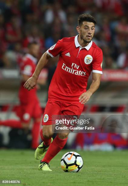 Benfica forward Pizzi from Portugal in action during the SuperTaca match between SL Benfica and Vitoria Guimaraes at Estadio Municipal de Aveiro on...