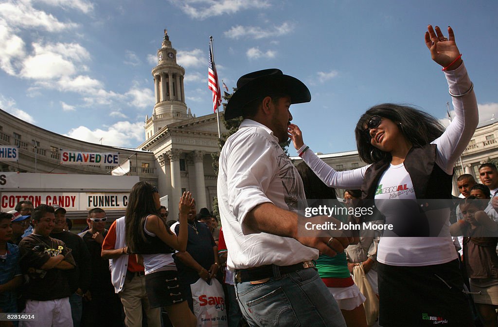 Democrats Court Latino Vote At Mexican Independence Celebration