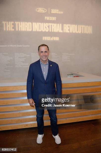 Philip Levine, Mayor of Miami Beach attends FordVICE Impact's "The Third Industrial Revolution" Miami Premiere Presented By Ford Motor Company at...