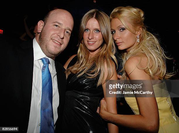 Noah Tepperberg, Nicky Hilton and Paris Hilton attend the Grand Opening Of Lavo Restaurant And Nightclub At The Palazzo hotel in Las Vegas on...